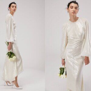 Misha Lula Sequin Midi Dress